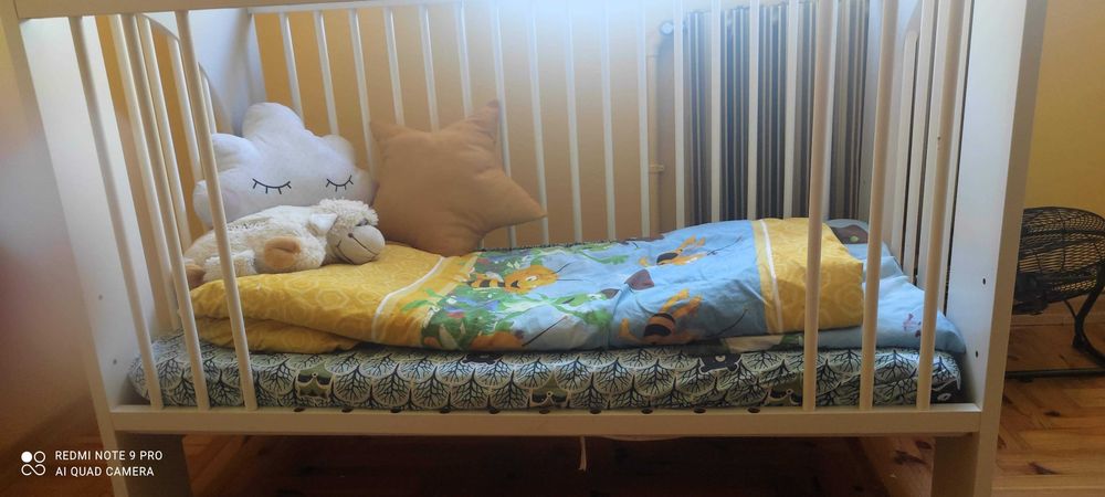 Łóżeczko dziecięce gratis oddam przewijak i nocnik