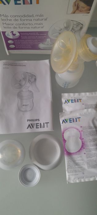 Bomba manual para retirada de leite da marca Avent