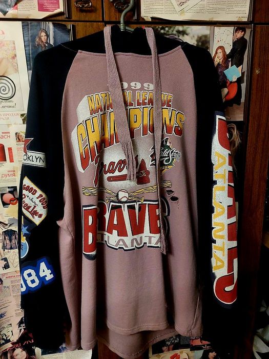 Унісекс худі Atlanta Braves Vintage 90s