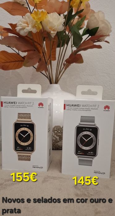 Relógio-Smartwatch-Huawei watch Fit 2+Fit 3+Edição elegante+Band8 novo
