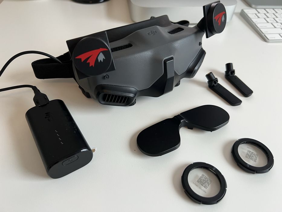 Dji goggles 2 com antenas para voos de longo curso
