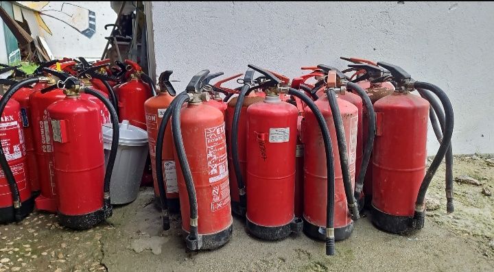 Extintores pó químico