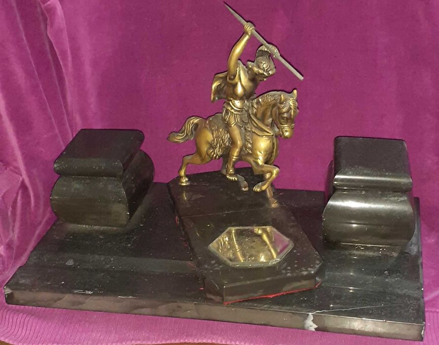 Tinteiro Mármore Italiano -Godés Vista Alegre