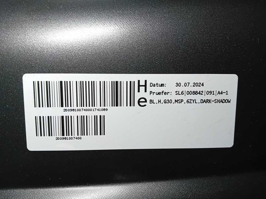 Osłona zderzaka tylnego  BMW Seria: 5' G30 G31 nr. mag 1/269