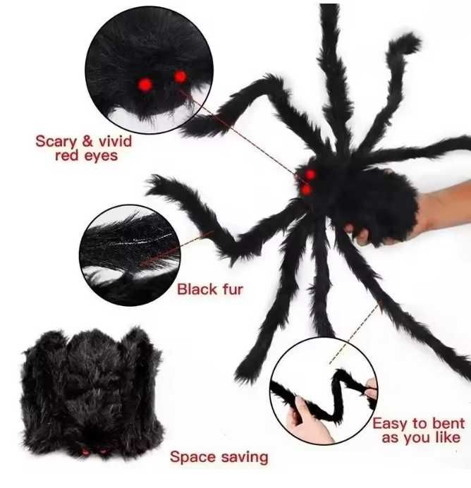 Aranha Grande Decoração Hallowen