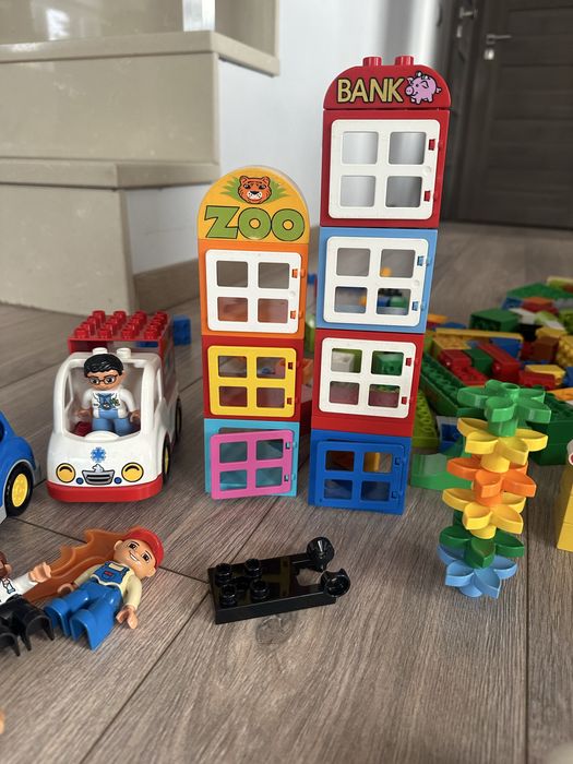 LEGO Duplo mix pojazdy figurki