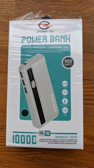 Power bank 10000mAh з ліхтарем