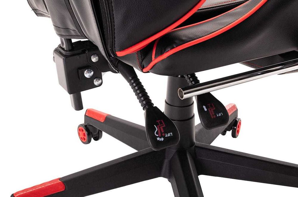 Fotel Gamingowy Infini series No.16 RED dla graczy, regulowane oparcie