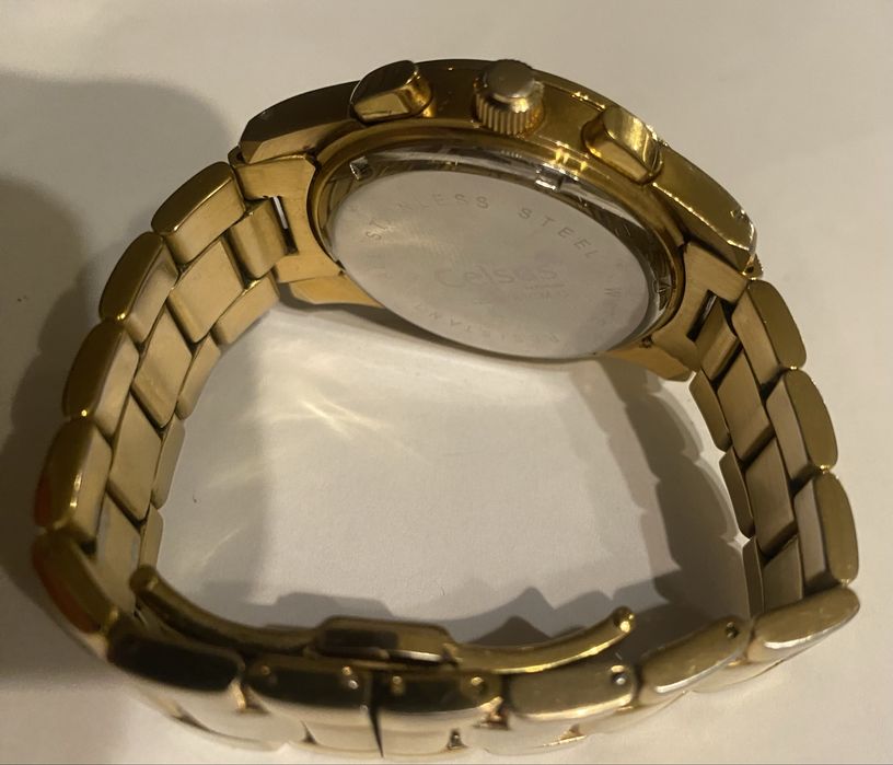 Relógio Celsius Chrono Dourado – Elegante e em Bom Estado Geral