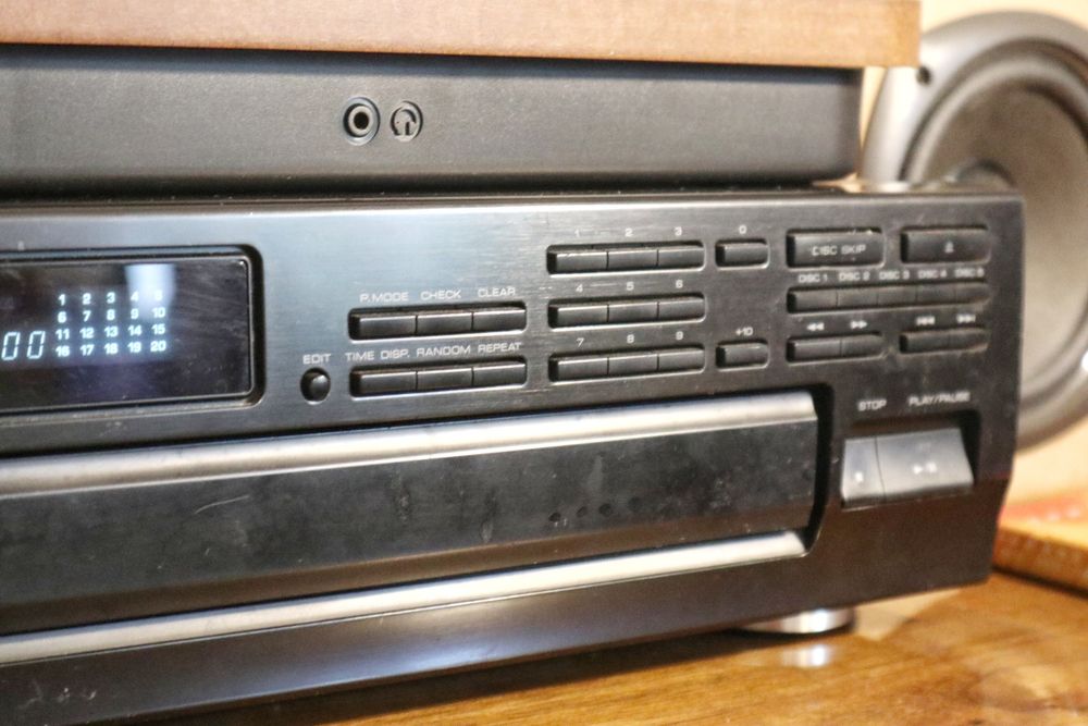 Odtwarzacz CD Kenwood DPR3070 zmieniarka karuzela 5 CD vintage audio