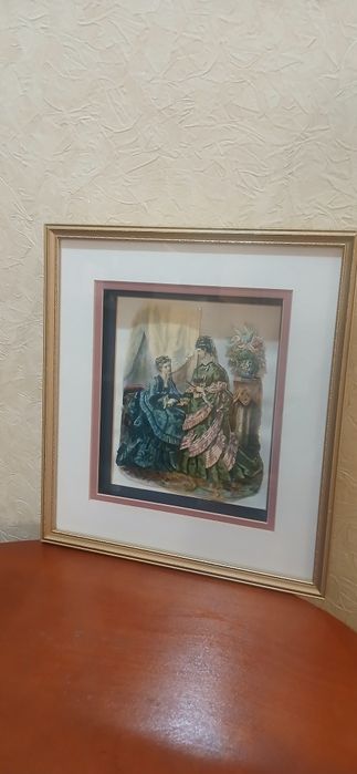 Вінтажна  картина (вікторіанської епохи)