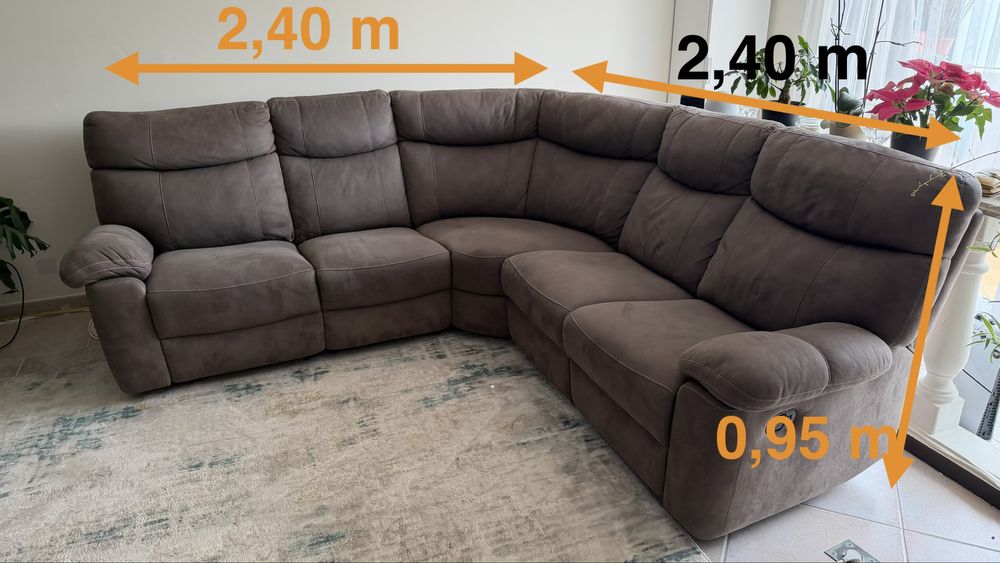 Sofa  2 x em chaiseloungea como Novo