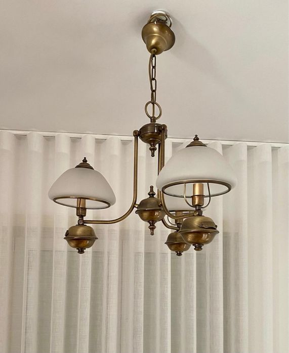 Candeeiros de sala de estar e sala de jantar de 5 e 3 lampadas