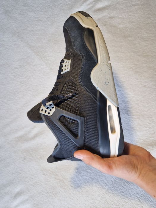 Air Jordan 4 Black Canvas