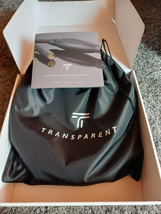 Kable głośnikowe Transparent Plus 2,5 m - stan idealny, banany