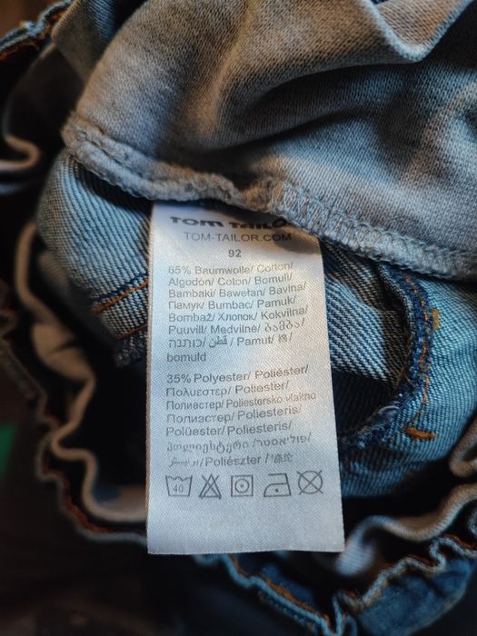 Spodnie jeansowe, jeansy dla chłopca Tom Tailor 92