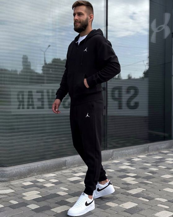 Костюм Nike Air Jordan Кофта Штаны Худи Флис
