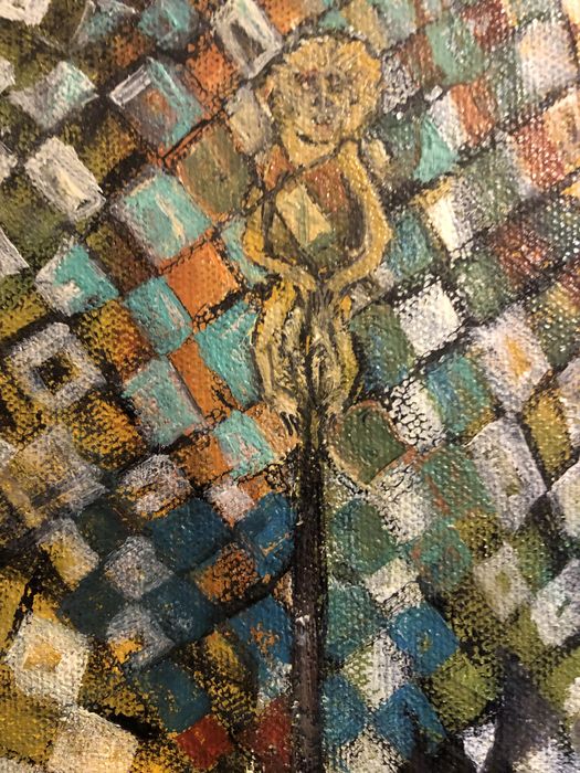 Oleo sobre tela - Aldeia do Macacos