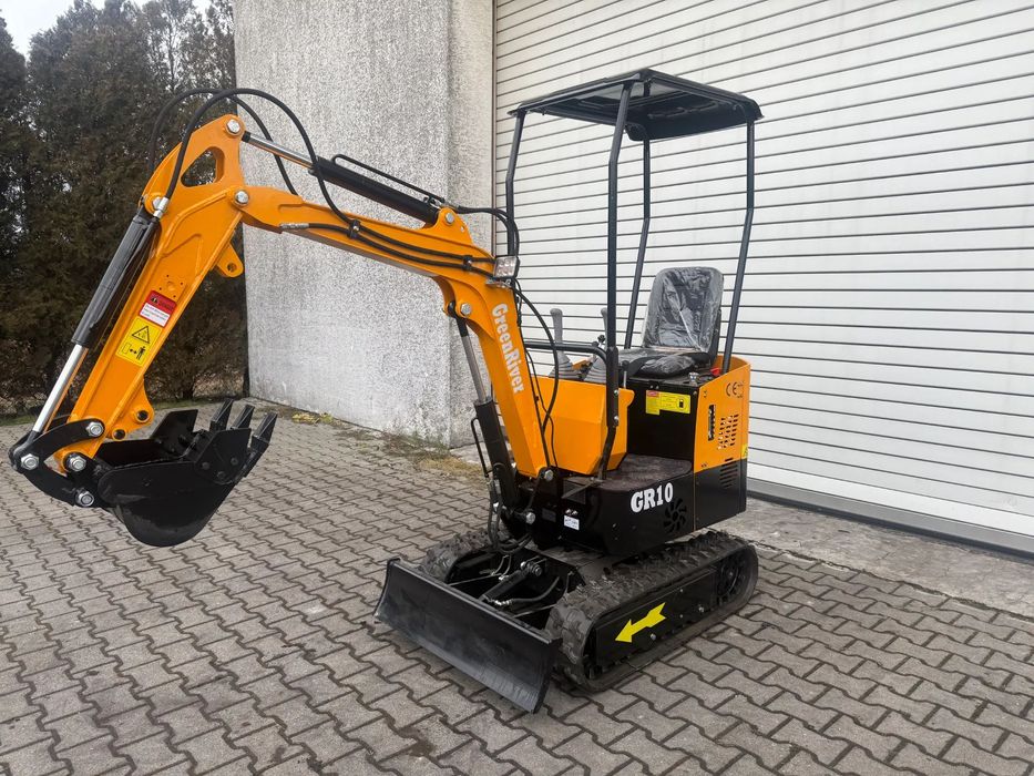 Green River  GR10  NOWA Minikoparka Green River GR10 1 Tona PROMOCJA 3 dużo osprzętu