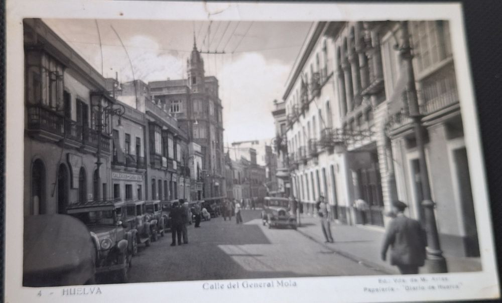 Postais espanhóis antigos anos 30 40 e 50 de Huelva e San Sebastian