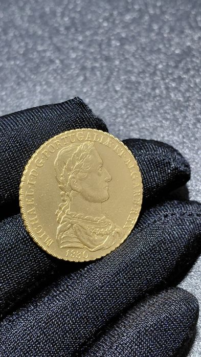 Moeda Ouro Peca D.Miguel I 1830
