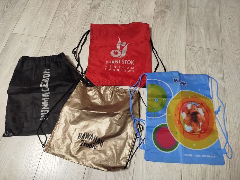 Worki sportowe ściągane 4 szt