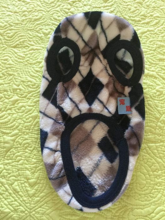 Camisola de cão xadrez