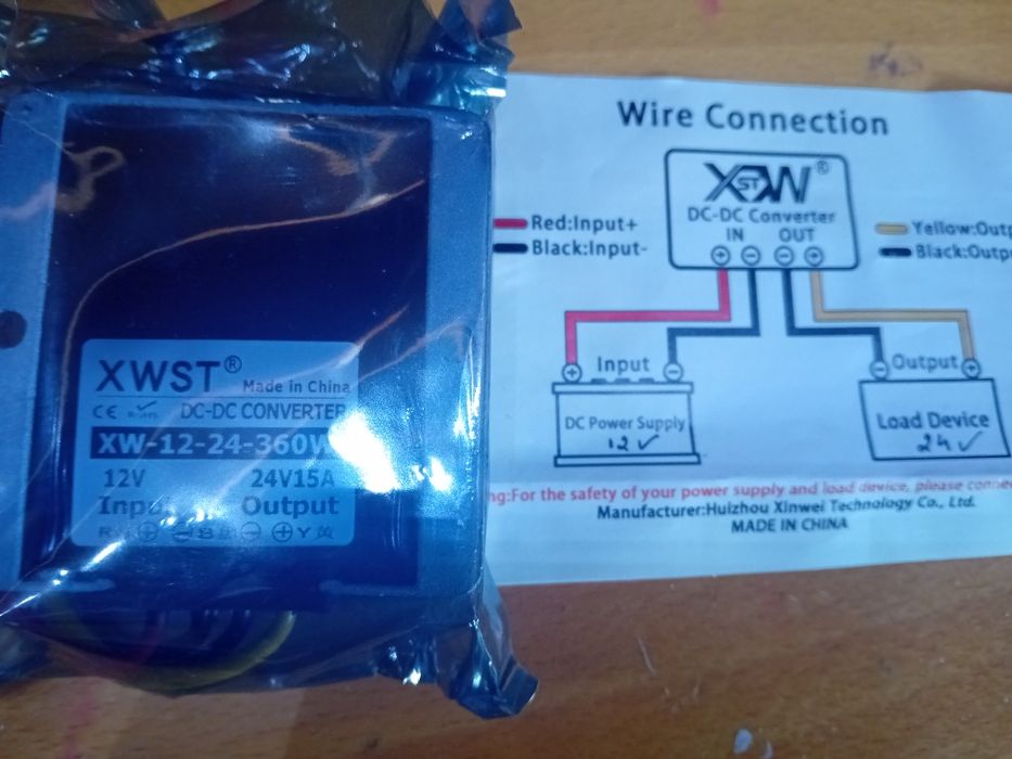 Conversores 24v/12 Dc to Dc vários