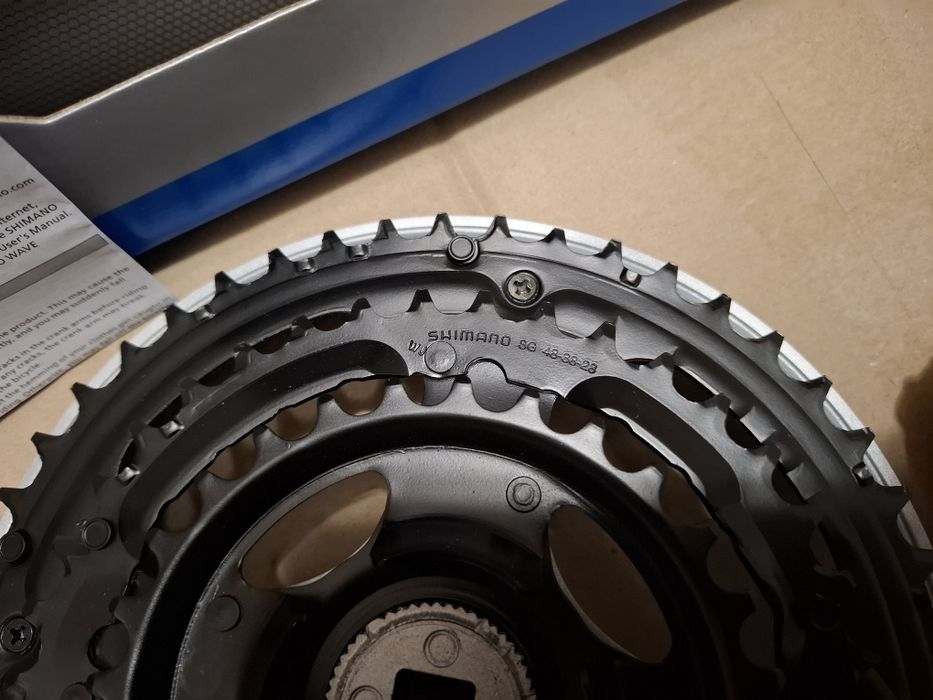 ВЕЛОсипедные шатуны Shimano FC-TY501:(42/34/24 и 48/38/28). Оригинал!