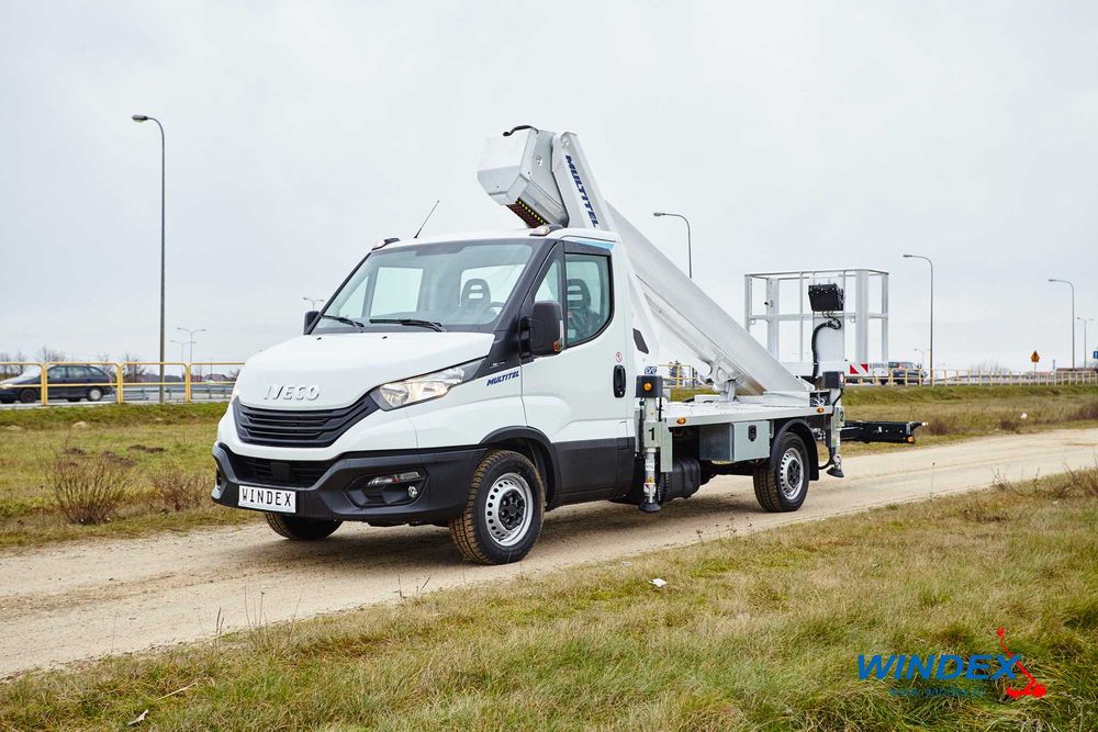 Podnośnik koszowy zwyżka podest - Multitel MTE 230 EX Iveco Mercedes