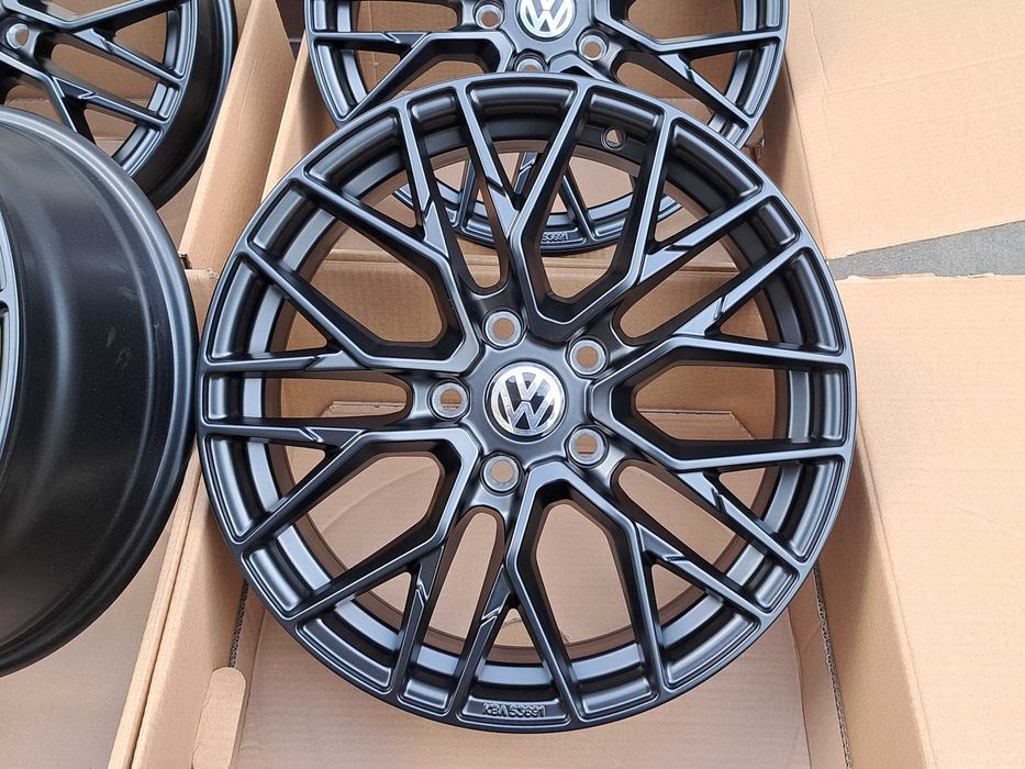 Alufelgi VW 17" 5x100 T-Cross Polo Taigo Golf IV Fox CA20 CZARNY MATT