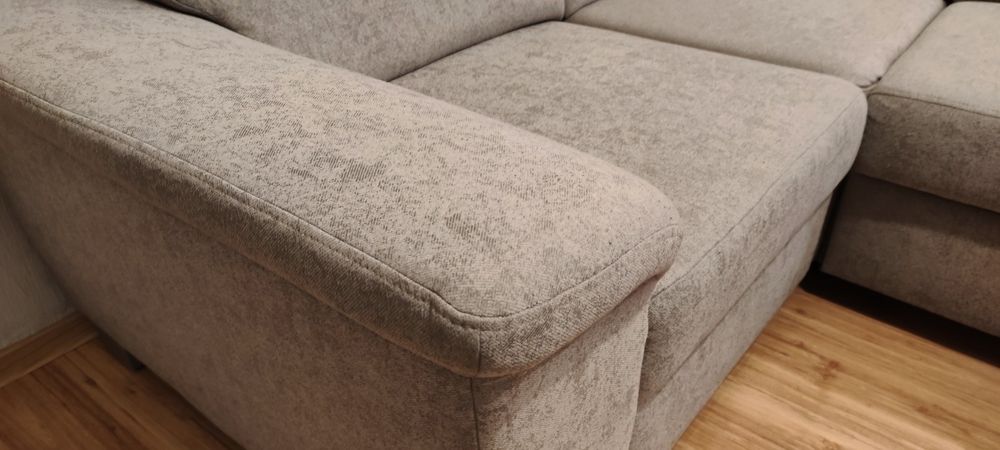 Narożnik kanapa narożna rozkładana Walk street stan BDB