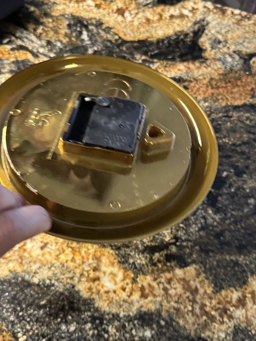 Zegar złoty ścienny 10 zl