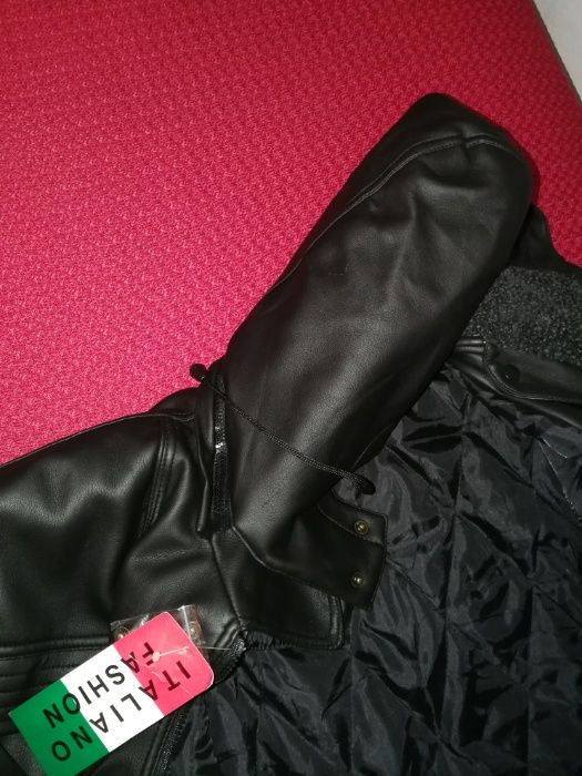 Nowa Kurtka z ekoskóry