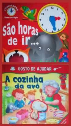 LOTE 2 livros INTERATIVOS INFANTIS (preços individuais na descrição)