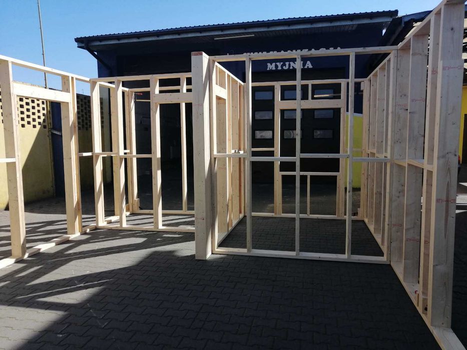 Konstrukcja szkielet domu  35m2 Lublin+ poddasze 35m2 c24