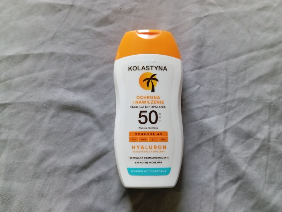 Kolastyna Emulsja do opalania wodoodporna 50 spf 150 ml 2 szt.