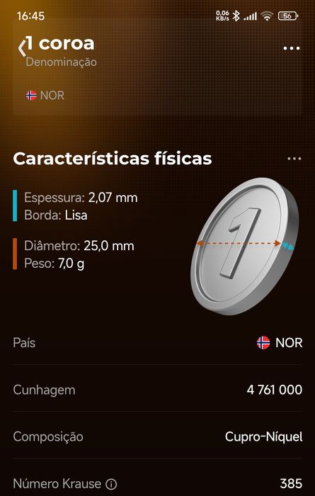 Moeda antiga de 1951