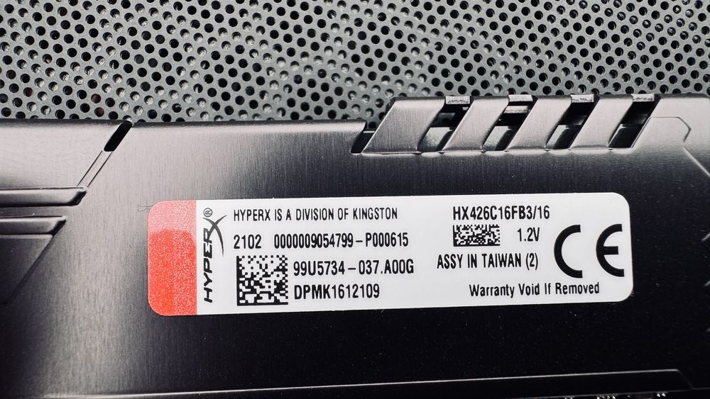 Оперативна памʼять DDR4 HyperX Fury 4 x 16Gb