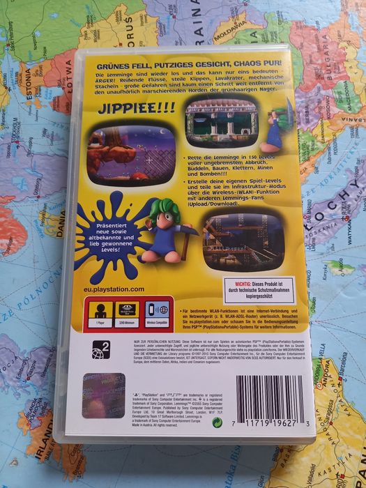 Gra Sony psp lemmings