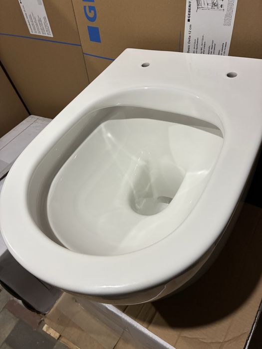 Інсталяція Grohe Rapid SL з кнопкою Хром та підвісним унітазом Rimless