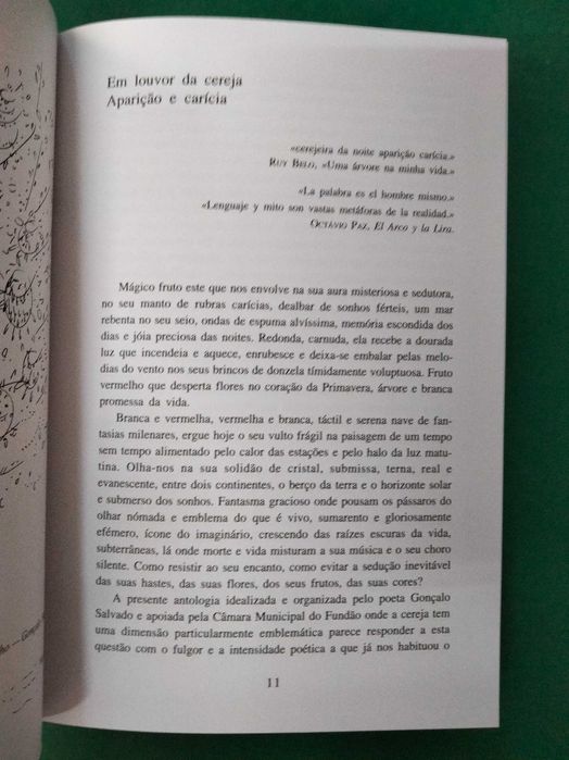 Cerejas - Poemas de Amor de Autores Portugueses Contemporâneos