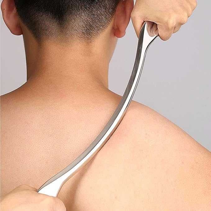Zestaw do Masażu JustSun Gua Sha Skrobak do Tkanek Miękkich Nierdzewna
