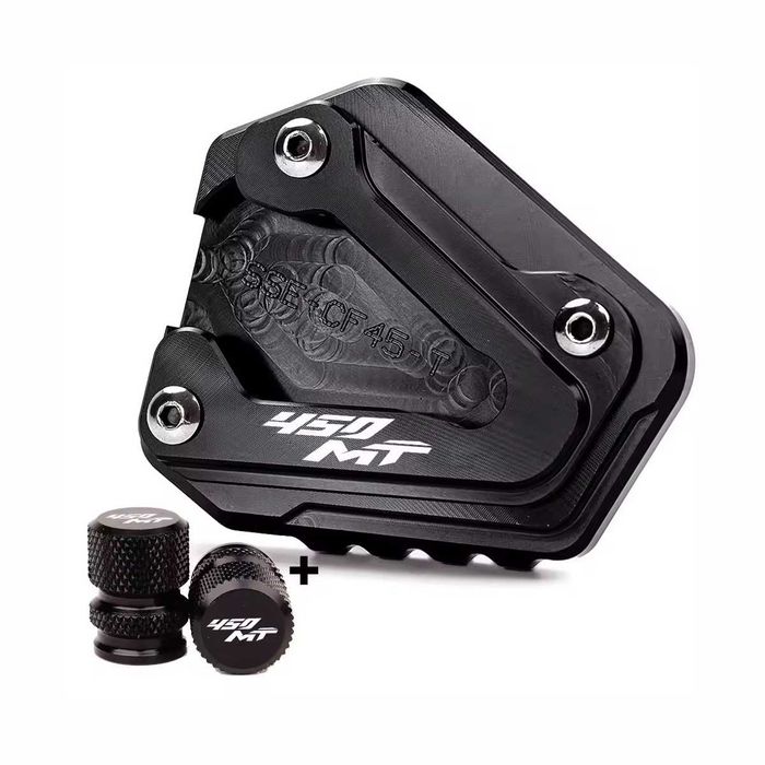 Kit CFMOTO 450MT - alargador descanso CNC + tampas válvulas
