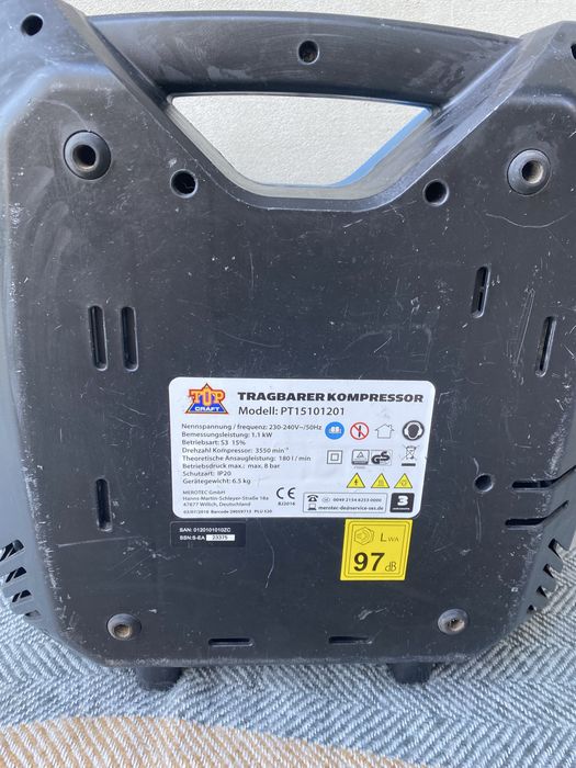 Компресор автомобільний TOP KRAFT