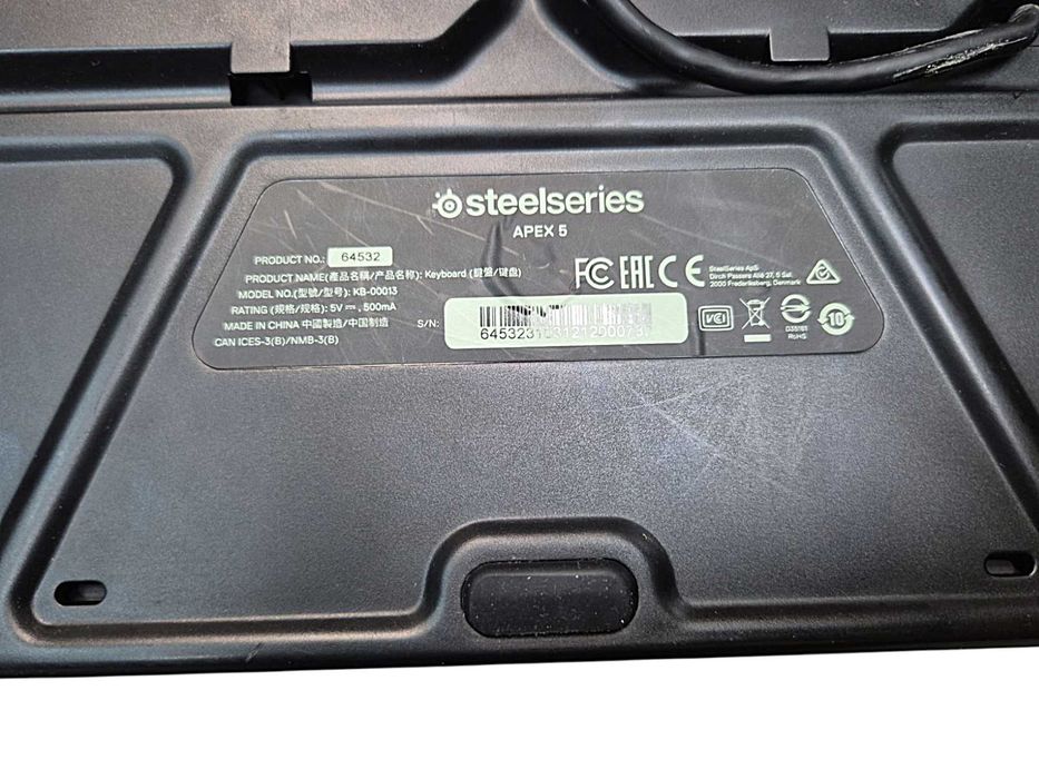 Klawiatura przewodowa steelseries apex 5