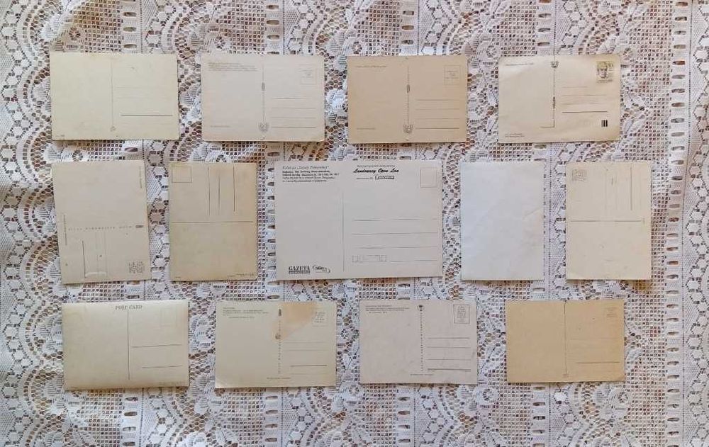 pocztówki / widokówki zbiór / zestaw pocztówek widokówek prl 13 sztuk