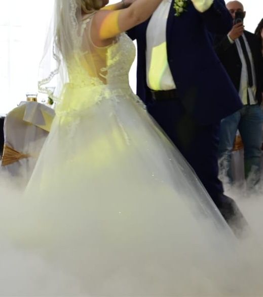 suknia ślubna wyprana w pralni