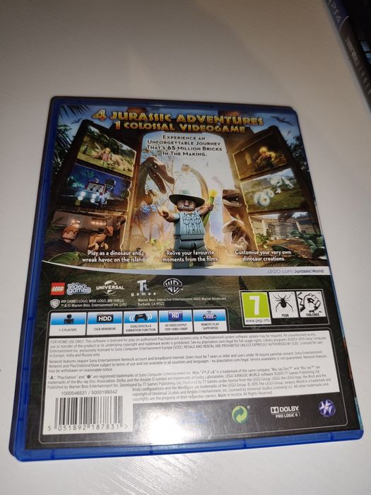 LEGO jurasic world PS4 PL