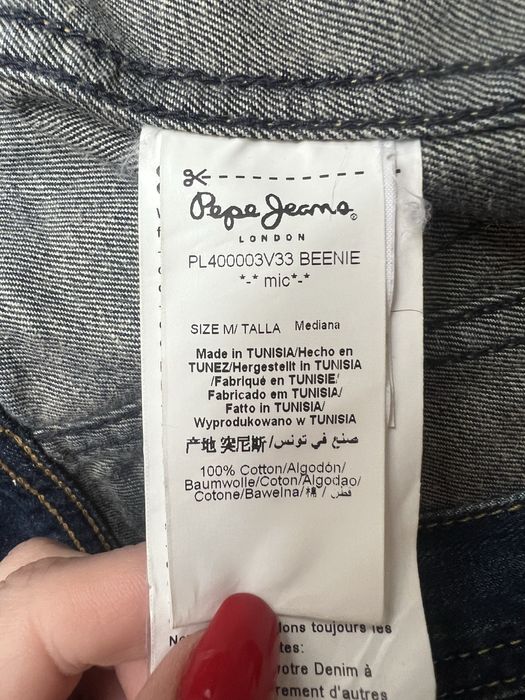 Pepe jeans M niebieska katana granat jeansowa damska